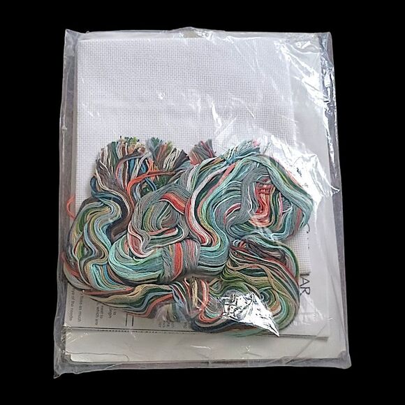 Thomas Kinkade Cross Stitch Kit The Light of Peace 51009 Candamar Lighthouse Vtg - Picture 5 of 16